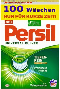 Persil Universal Pulver Waschmittel 100 Waschladungen Vollwaschmittel Waschen