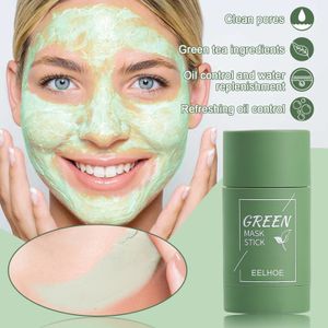 Grüner Tee reinigende Ton Maske Stick Öl Control Deep Clean Pore für alle Haut Reinigungsmaske 60ml