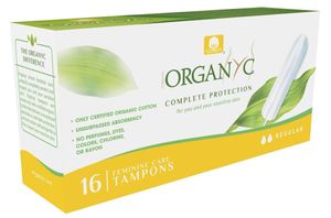 Organyc Bio-Tampons (16er Pack) - Natürliche, Ökologische Damenhygiene