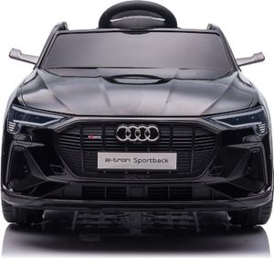 TPFLiving Elektro-Kinderauto Audi E-Tron schwarz - Kinderauto - Elektroauto - Kinderfahrzeug mit Multifunktionslenkrad mit Musik Effekten - Ledersitz und Sicherheitsgurt TPFLiving Elektro-Kinderauto Audi E-Tron schwarz - Kinderauto - Elektroauto - Kinderfahrzeug mit Multifunktionslenkrad mit Musik Effekten - Ledersitz und Sicherheitsgurt