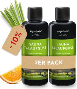 Saunaaufguss Talaufguss Saunaduft mit Lemongrass, Orange und Bergamotte