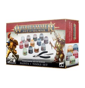 WH Age of Sigmar Paints + Tools Set, 16-teilig