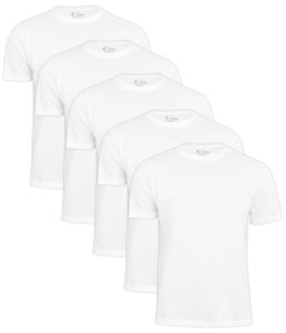 Cotton Prime® 5er Pack T-Shirt O-Neck - Tee L Weiss