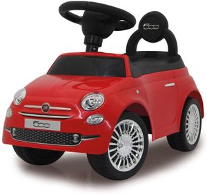 Fiat 500 Kinderfahrzeug, Rutschauto, Kinderauto, Rutscher, Spielzeug für Kinder, Spielzeugauto, ab 12 Monaten, Rot