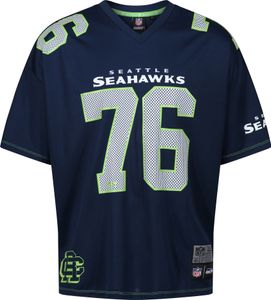 Recovered T-Shirt NFL Seahawks Est 76 Oversized mit coolen Prints Navy S