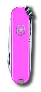 Victorinox Classic SD Taschenmesser mit 7 Funktionen in Pinkt Rosa