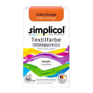 Simplicol Textilfarbe expert India-Orange 150g - Farbe zum Färben (1er Pack)