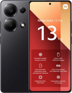 Xiaomi Redmi Note 13 Pro 4G 8GB + 256GB Midnight Black Smartphone