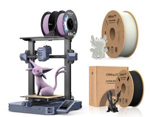 Creality 3D CR-10 SE 3D Drucker+2kg Creality Hochgeschwindigkeits PLA Filament (Schwarz+Weiß)