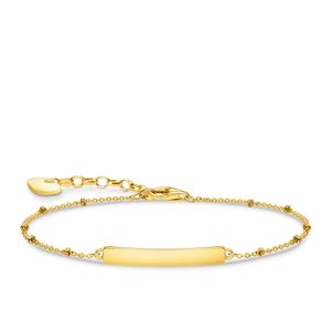 Thomas Sabo A1975-413-39 Armband Damen Classic Dots Silber Vergoldet