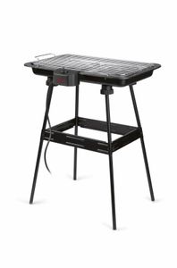 Grill Girmi ze stojakiem, ruszt ze stali nierdzewnej, 51x30 cm, 2200W BQ2100