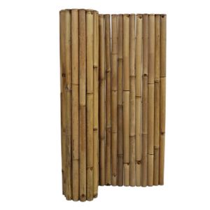 Sichtschutz aus Bambus - Rollzaun XL NATURE (BxH) 180 cm x 180 cm