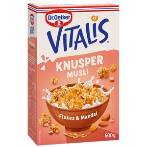 Dr.Oetker Vitalis Knusper Flakes+Mandeln 600g