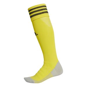 adidas Adisock 18 3 Streifen Stutzenstrumpf gelb / schwarz, Größe:5 = 46 - 48