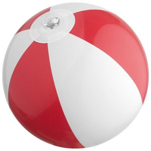 Mini Strandball / Wasserball / Farbe: rot-weiß