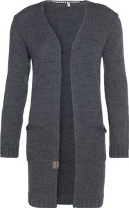 Knit Factory Ruby Strickjacke Anthrazit - 40/42 - Mit Taschen Knit Factory Ruby Strickjacke Anthrazit - 40/42 - Mit Taschen