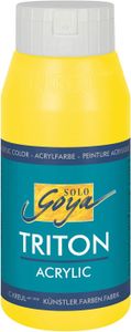 Kreul Solo Goya Triton Farba akrylowa Genuine Light Yellow 750 ml 1 szt