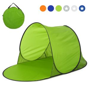 ["Strandzelt Pop Up Zelt Automatik Strandmuschel Sommer Meer Sonnenschutz Outdoor Wasserzelt 142 * 72 * 69cm, Grün"],