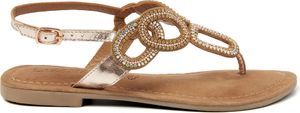 Lazamani Kate Damen Ledersandalen Peach Größe 40