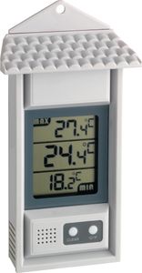 TFA-Dostmann 30.1039, Elektroniczny termometr środowiskowy, Zewnętrzna, F, °C, -20 - 70 °C, Cyfrowy, Biały