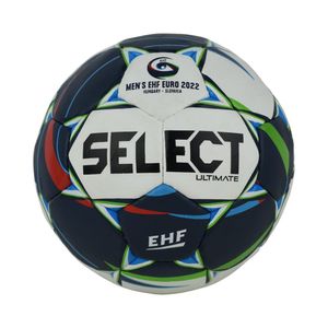Select Handball Ultimate Replica Spielball Euro Men 2022, blau, III