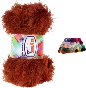 100g Strickgarn Yumos Fransenstrickgarn Strickwolle Häkelgarn