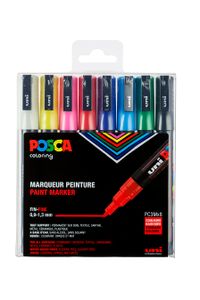 POSCA Pigmentmarker POSCA PC-3M 8er Box Standard