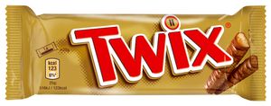 Twix Riegel Knusperkeks mit Karamell umhüllt von Milchschokolade 50g