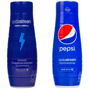 SodaStream Getränke-Sirup Softdrink Isotonisches 440ml + Pepsi 440ml