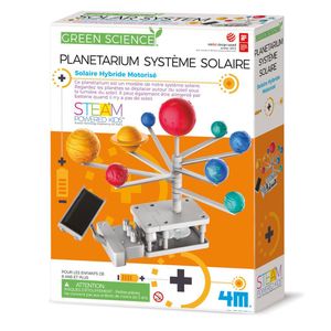 4M Green Science Solarsystem-Kit (französische Verpackung), Farbe:Multicolor