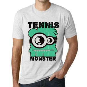 Herren Grafik T-Shirt Tennis-Monster – Tennis Monster – Öko-Verantwortlich Vintage Jahrgang Kurzarm Lustige Druck Geburtstag Geschenk Mann