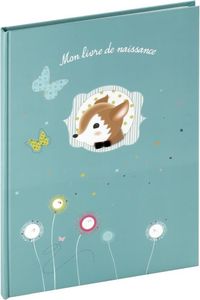 Foxy Babytagebuch blau Text französisch Format A4
