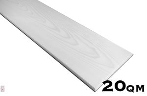 20qm / 120 Stück Deckenplatten Deckenpaneele Holz Deckenverkleidung Holzoptik Holzimitat Polystyrol Silber