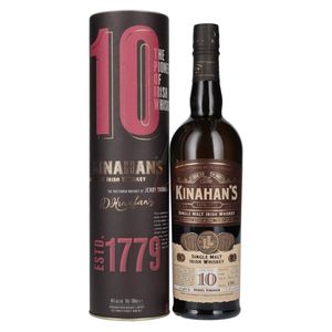 Kinahan's 10 Years Old Single Malt Irish Whiskey 46 %  0,70 lt.