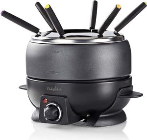 Nedis FCFO110EBK6 Fondue-Set, 6 Personen, 2,3 l Nedis FCFO110EBK6 Fondue-Set, 6 Personen, 2,3 l