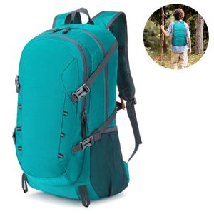 Ultraleicht Faltbarer Rucksack,Kleiner Rucksäcke Wasserdicht Wanderrucksack Packable Backpack für Outdoor Wandern（40L, Grün）