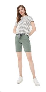 Tom Tailor Damen Kurze Hose Pants Short Shorts Chino Bermuda olive grün Gr. 42