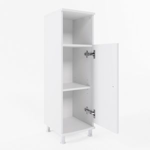 Livinity® Midischrank Fynn, 30 x 95 cm, Weiß
