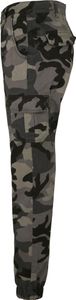 Urban Classics Ladies High Waist Camo Cargo Pants ciemne moro - 27