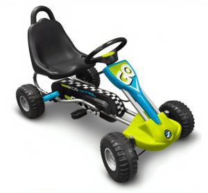 go-Kart Go Kart Skids Control89 cm modrá/zelená