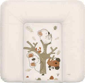 Ceba Baby® weiche Wickelauflage 75x72 cm - Baby Wickelunterlage - Wickeltischauflage für Junge und Mädchen - Wasserdicht, abwaschbar - Koala