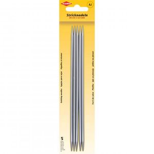 KLEIBER Stricknadel-Set / Strumpfspiele 200 mm x 3,5 mm 5 Aluminium-Stricknadeln
