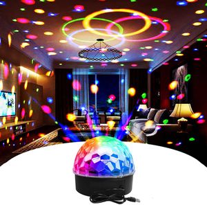 Discokugel Discolicht Party Disco Licht Projektor LED Party Lampe 9 Farbe Discolampe mit Fernbedienung für halloween deko Disco KTV Club