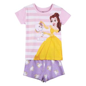 Disney Princess Belle 2 teil. Set Shorty Pyjama kurzarm 128 (8 Jahre)