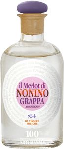 Nonino Distillatori Grappa Il Merlot Monovitigno Friuli - Grappa Nonino NV Grappa ( 1 x 0.1 L )