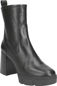 Unisa Stiefelette KINTON, Glattleder, Schwarz, Damen