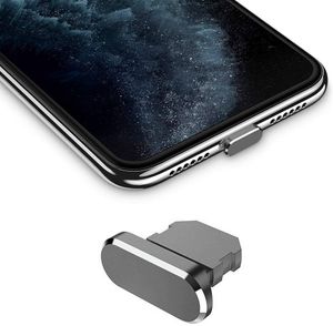 Cadorabo ochranný kryt pre Apple iPhone v sivej farbe Zástrčka na ochranu pred prachom Zástrčka nabíjacieho portu