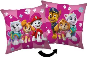 Jerry Fabrics Paw Patrol gefülltes Kissen Kopf Deko Kissen Zierkissen kuschelweich 40x40 cm
