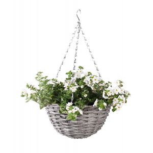 Závesný prútený kvetináč Bk-065