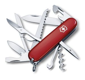 Victorinox Huntsman Taschenmesser mit 15 Funktionen in Rot Rot